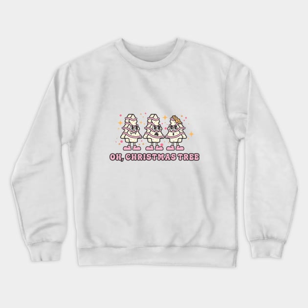 Oh, Christmas Tree Crewneck Sweatshirt by Nessanya